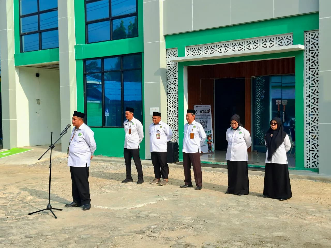Evaluasi Kinerja dan Update SIMPEG Jadi Penekanan pada Apel Pagi Kankemenag Barito Utara