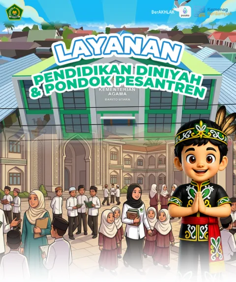 Banner Layanan Pendidikan Diniyah dan Pontren