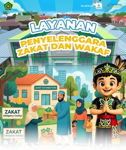 Banner Layanan Penyelenggara Zakat dan Wakaf